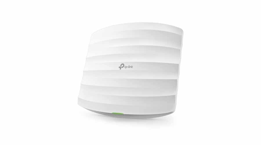 TP-Link 300Mbps Wireless N Ceiling Mount Access Point Supports Passive PoE,Single_Band, Free PoE Injector, Long Range Coverage, Secure Guest Network, Centralized Management (EAP110) (White)